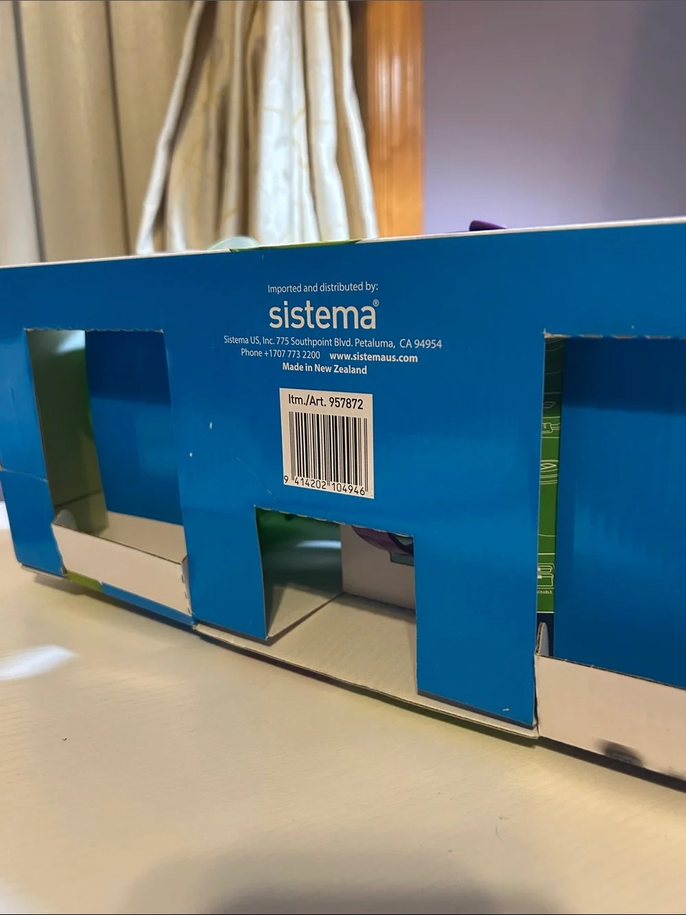 NEW Sistema To Go 3-Pack Breakfast, Soup & Noodle Containers - Green Purple Blue